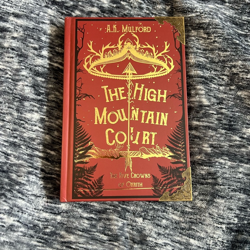 Bookish Box Edition The High Mountain Court Hardcover Book